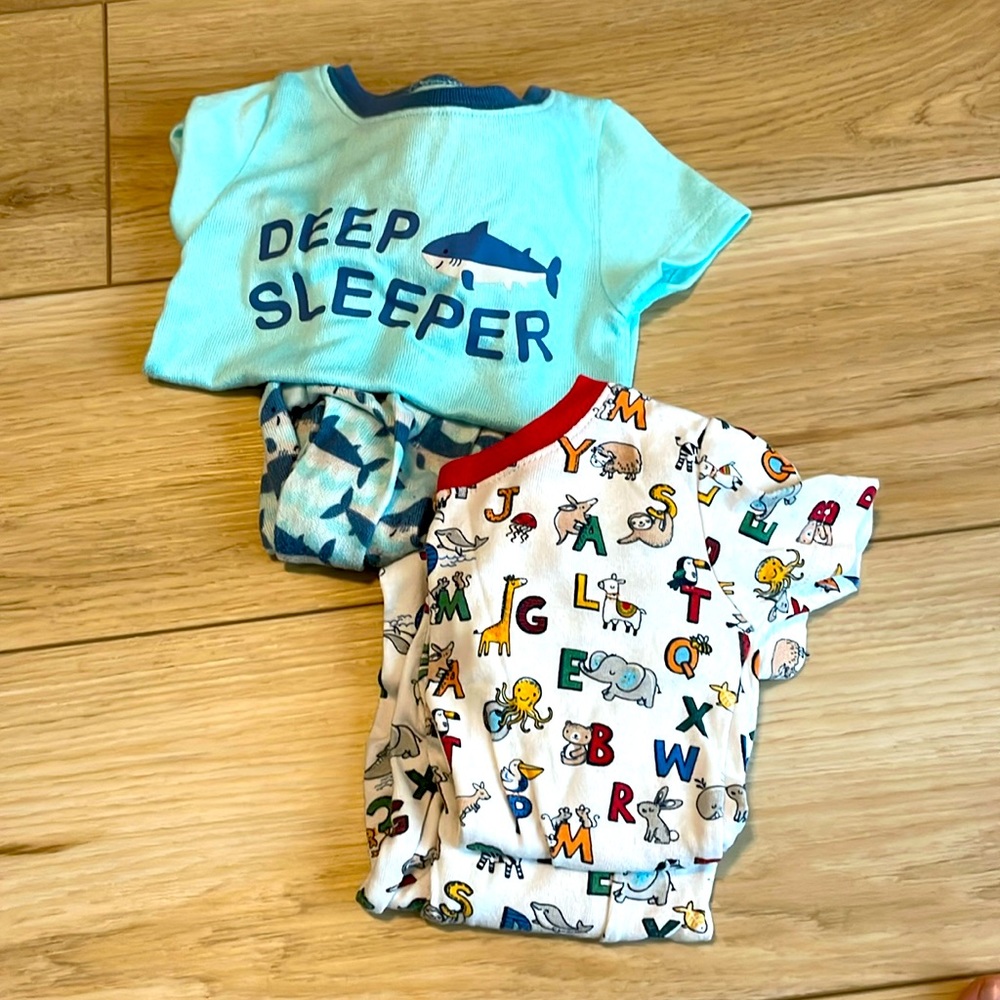 3/$15 - TWO pairs 3T pajamas